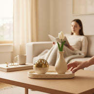 Decorative Marble Tray Styling Set