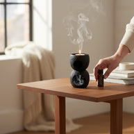 Double Gourd Vase – Matte Black