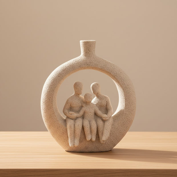 Abstract Couple Arch Sculpture