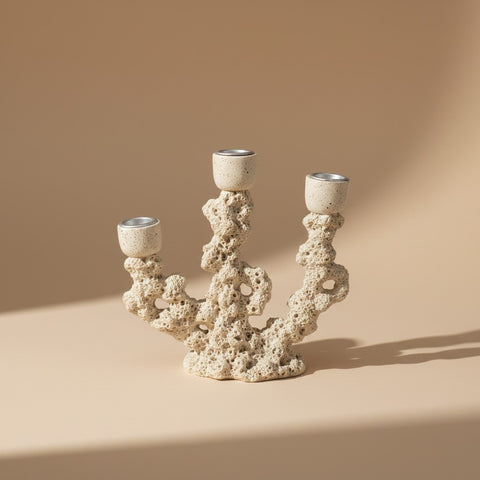 Coral Reef Resin Candelabra