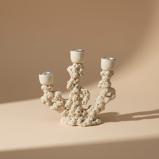 Coral Reef Resin Candelabra