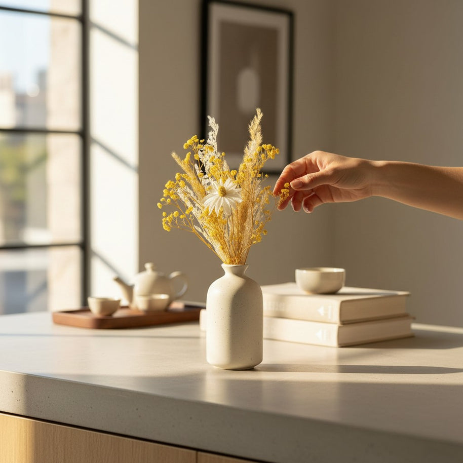 Speckled Ceramic Bud Vase